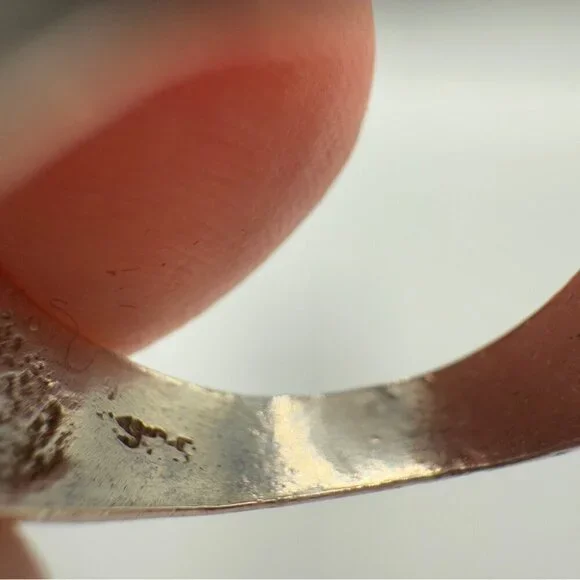 Silver Textured Ring Size 7.5 - Picture 6 of 13